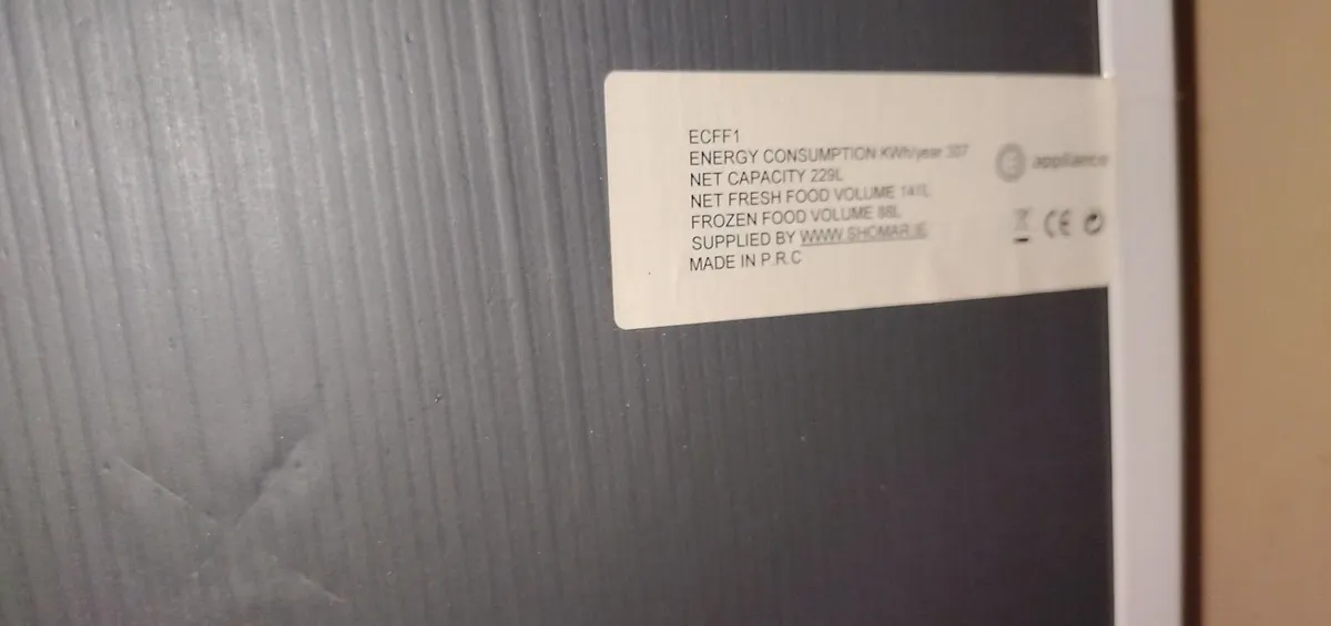 Fridge Freezer for sale working good - Image 4