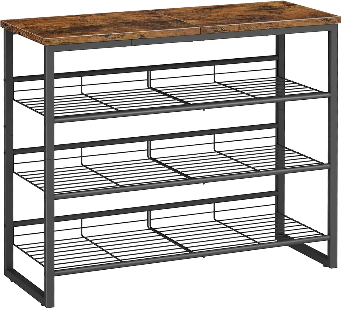 Shoe Rack 4-Tier Organizer Storage Shelves for - Image 1