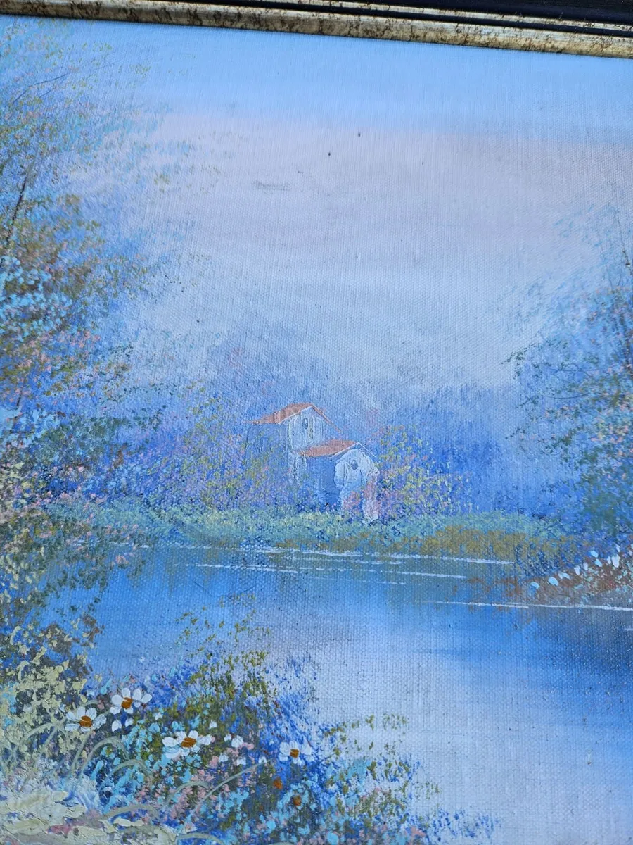 Picture Oil on Canvas - Image 1