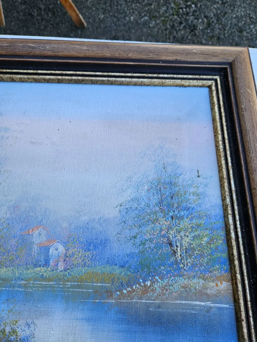 Picture Oil on Canvas - Image 4