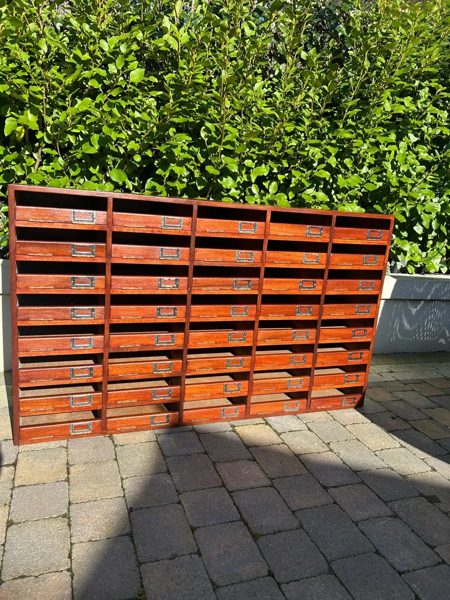 Antique filling cabinet haberdashery unit - Image 1