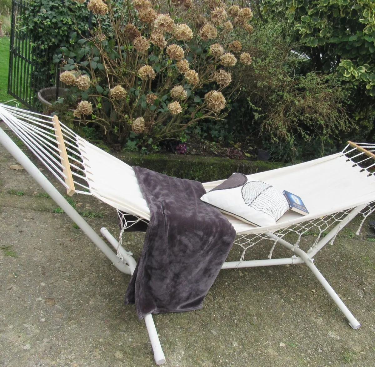 Garden BBQ + Hammock Stand, 4 Hammocks, Chairs etc - Image 3