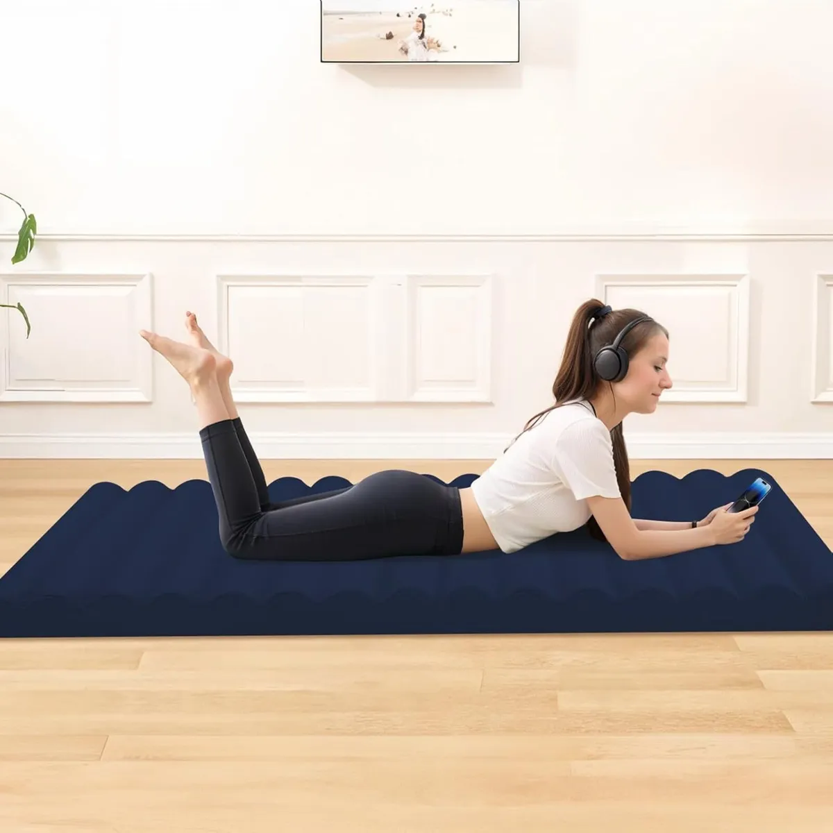 Roll Up Floor Mattress Single 10cm Thick Portable - Image 2