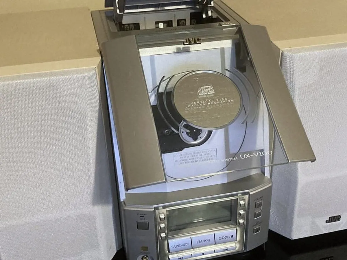 JVC UX-V100 Micro Component Hi-Fi Stereo System - Image 4