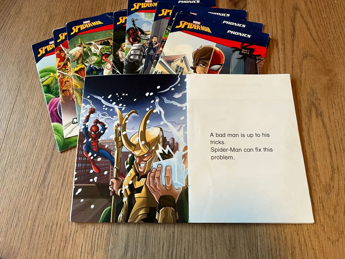Spiderman Phonics Collection - 10 books - Image 2