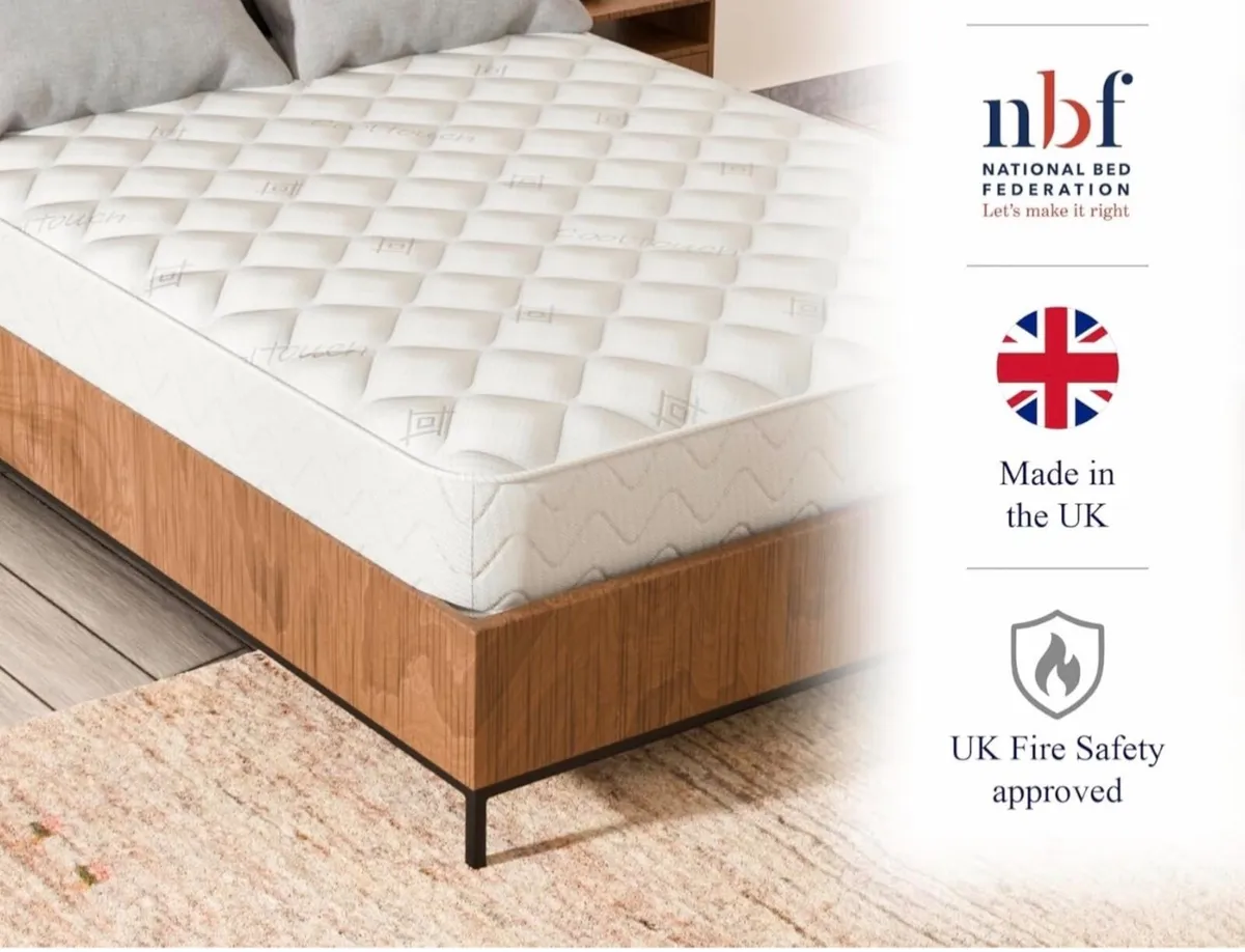 comfort ltd Flame Essentials Small Double Mattress - Image 4