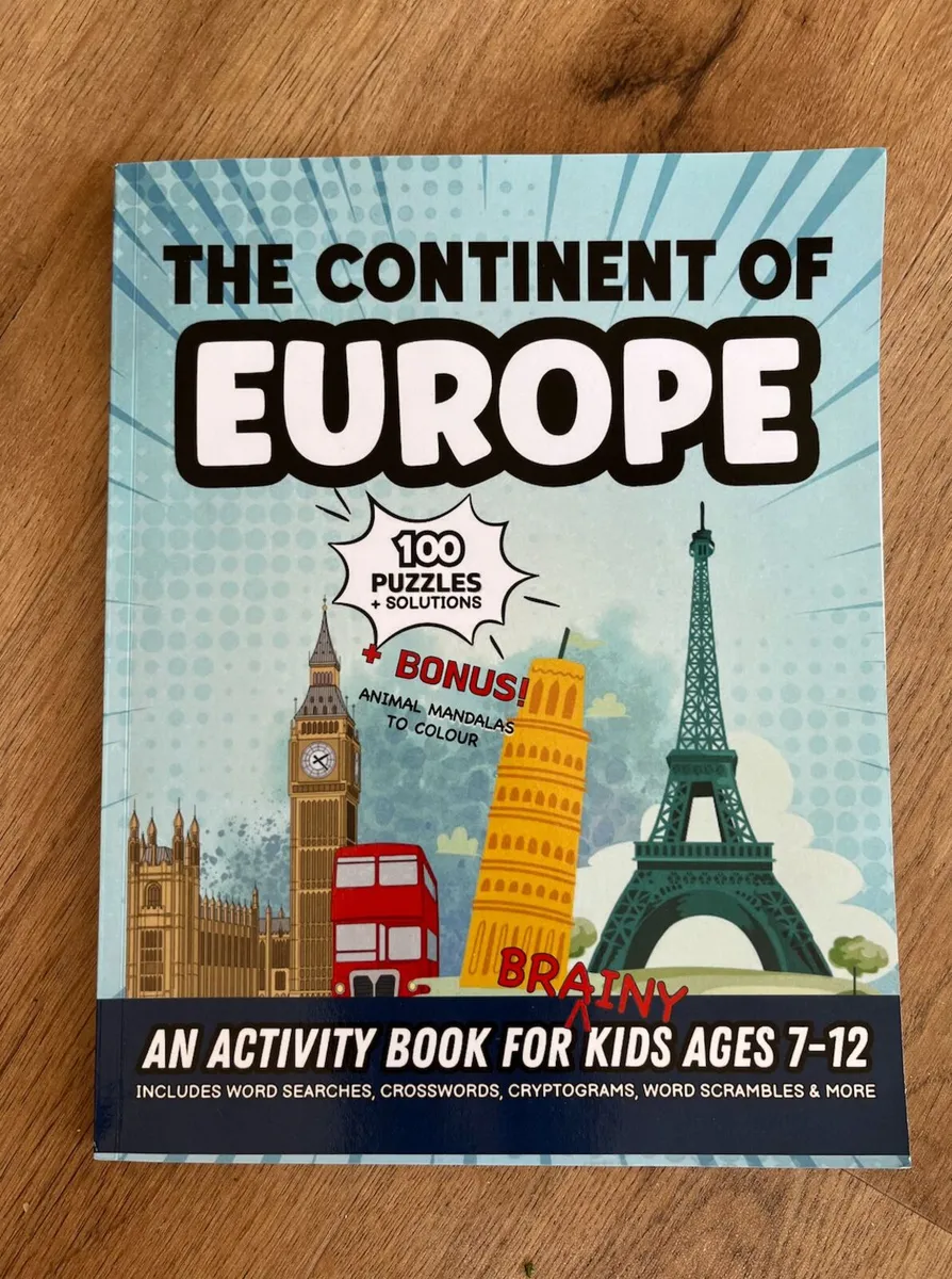 The Continents of Europe - Activity Book (NEW)