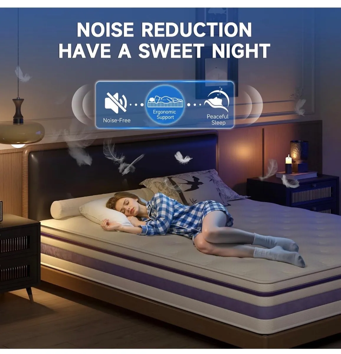 Small Double Mattresses, 8 Inch 4ft Memory Foam Ma - Image 3