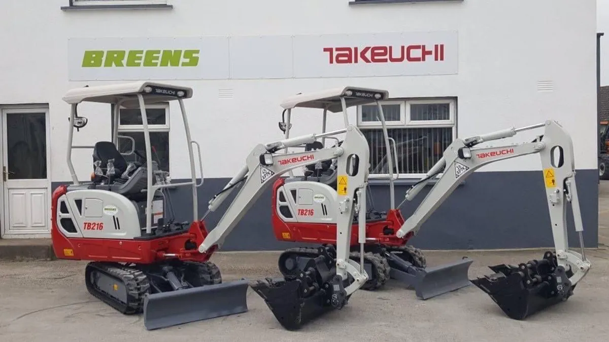 Takeuchi TB216 Canopy - €88 p/week - Image 2