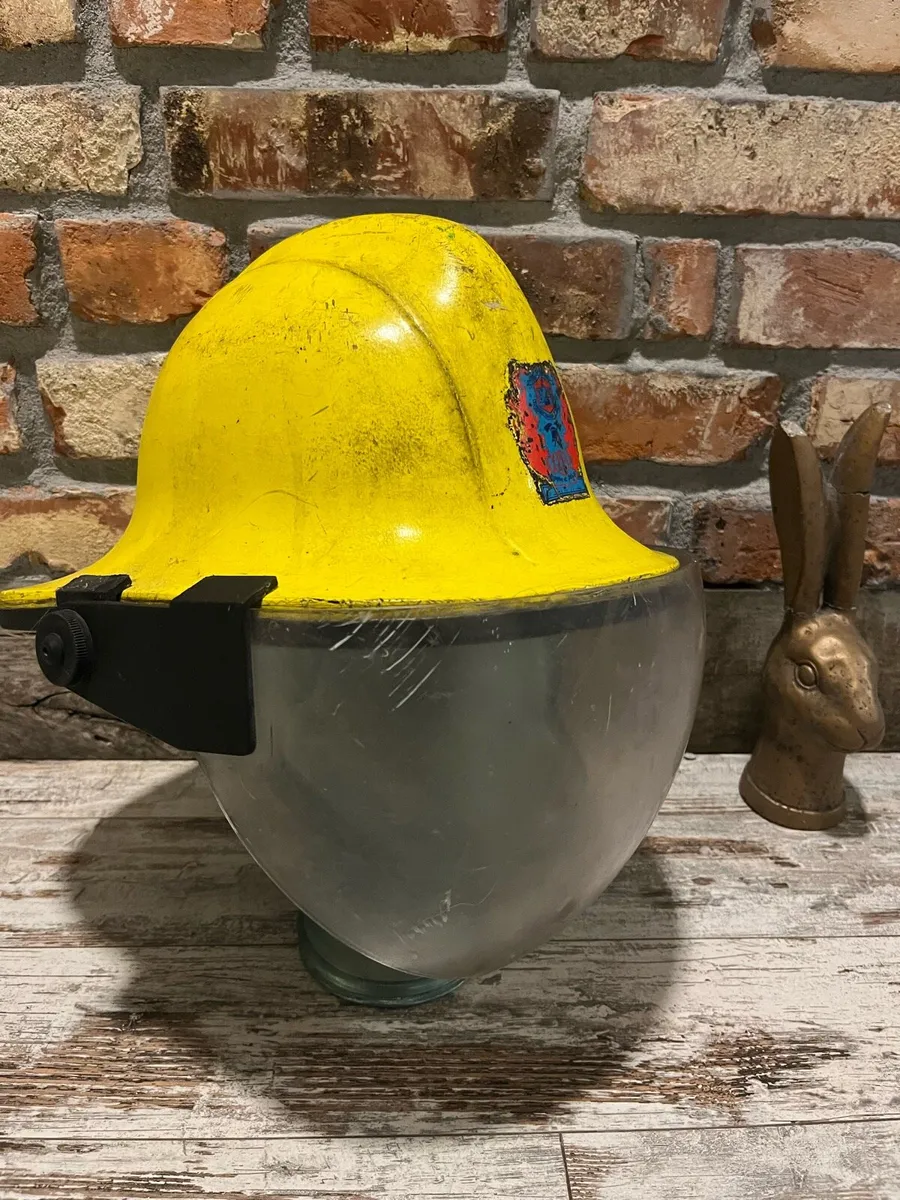 Vintage fire helmet - Image 1