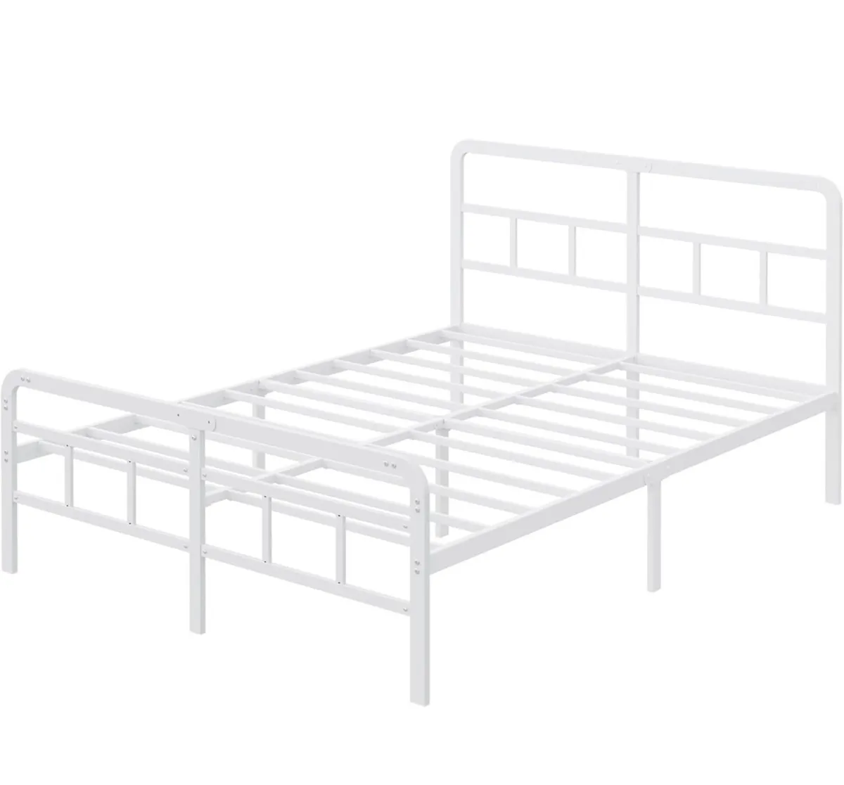 4ft6 Double Bed Frame with Curved Headboard - Image 2