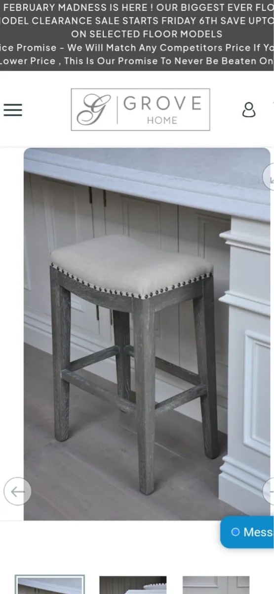 Cambridge Saddle Breakfast Stools - Image 3