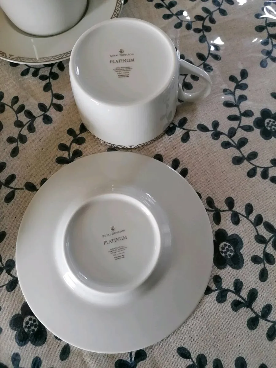 4 Royal Doulton Cups and Saucers - Image 2