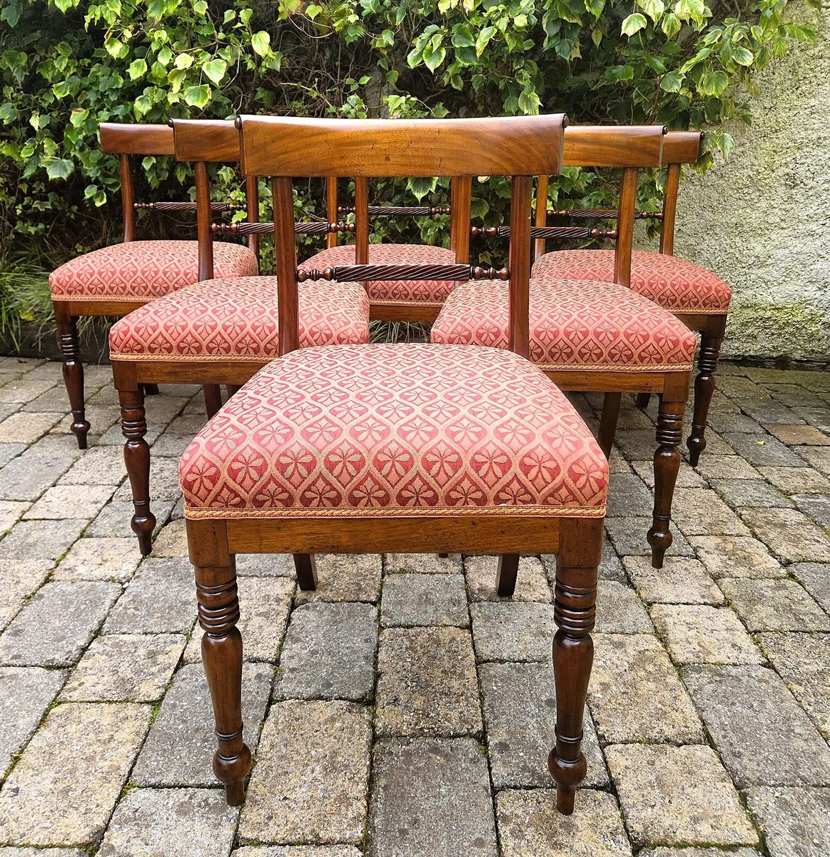 Set of 6 Regency style chairs - Image 2