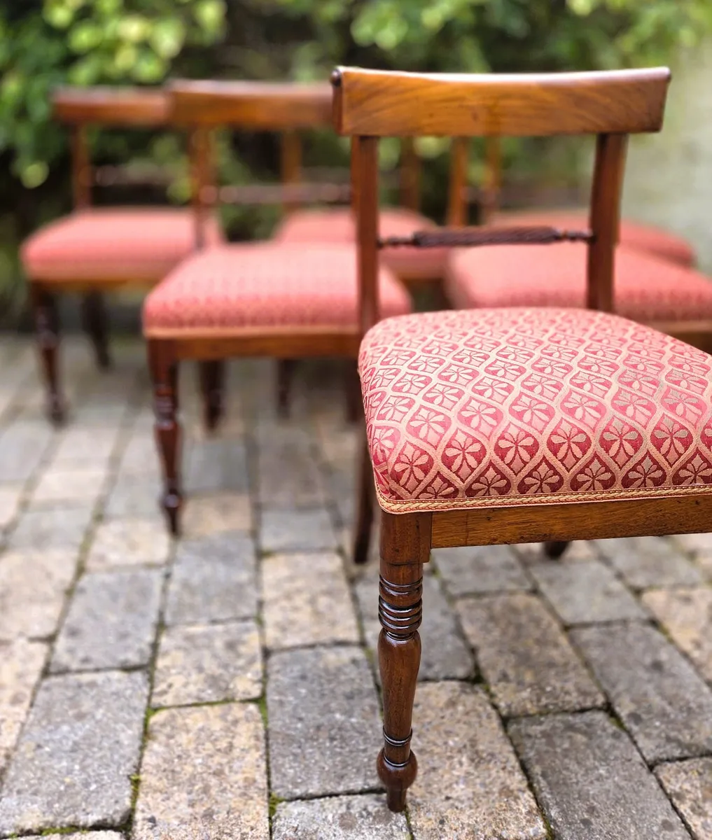 Set of 6 Regency style chairs - Image 3