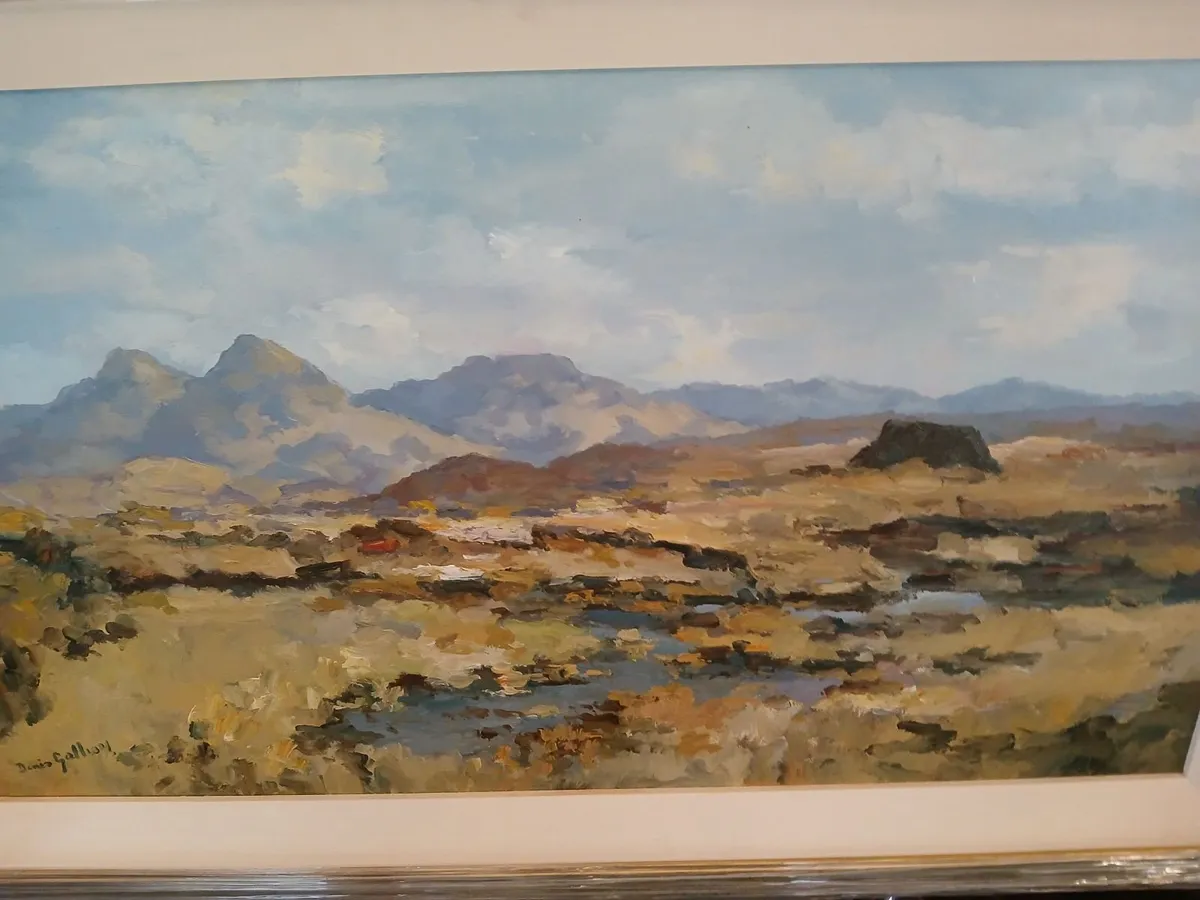 Original oil painting framed connamara - Image 3