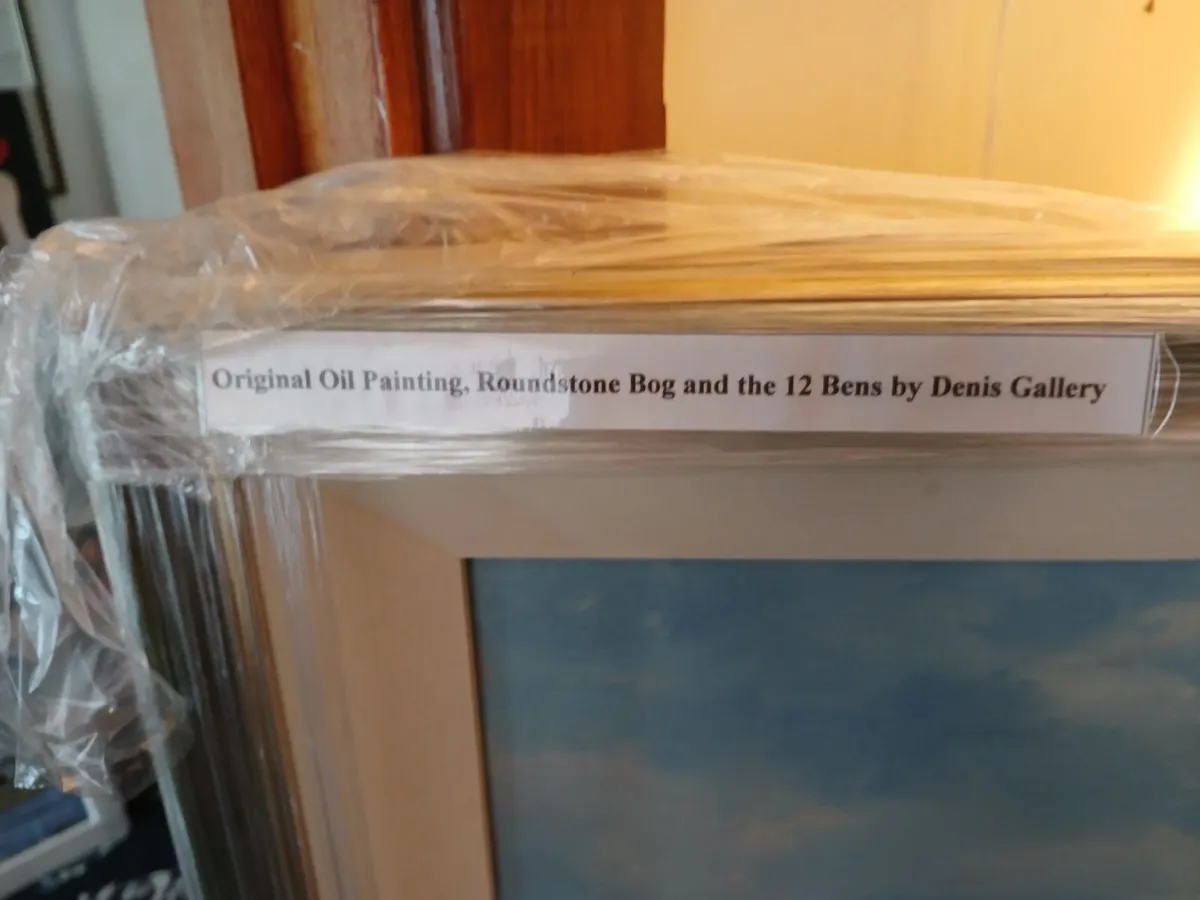 Original oil painting framed connamara cogalway - Image 1