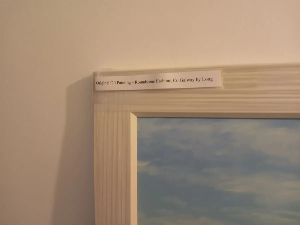 Original oil painting framed connamara cogalway - Image 4