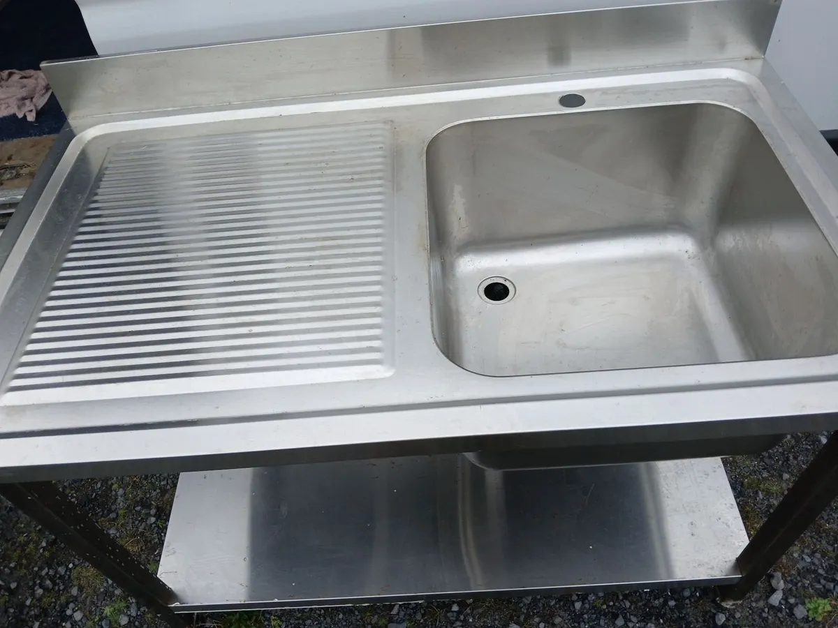 Staneless steel cabbinet sink unit complete - Image 3