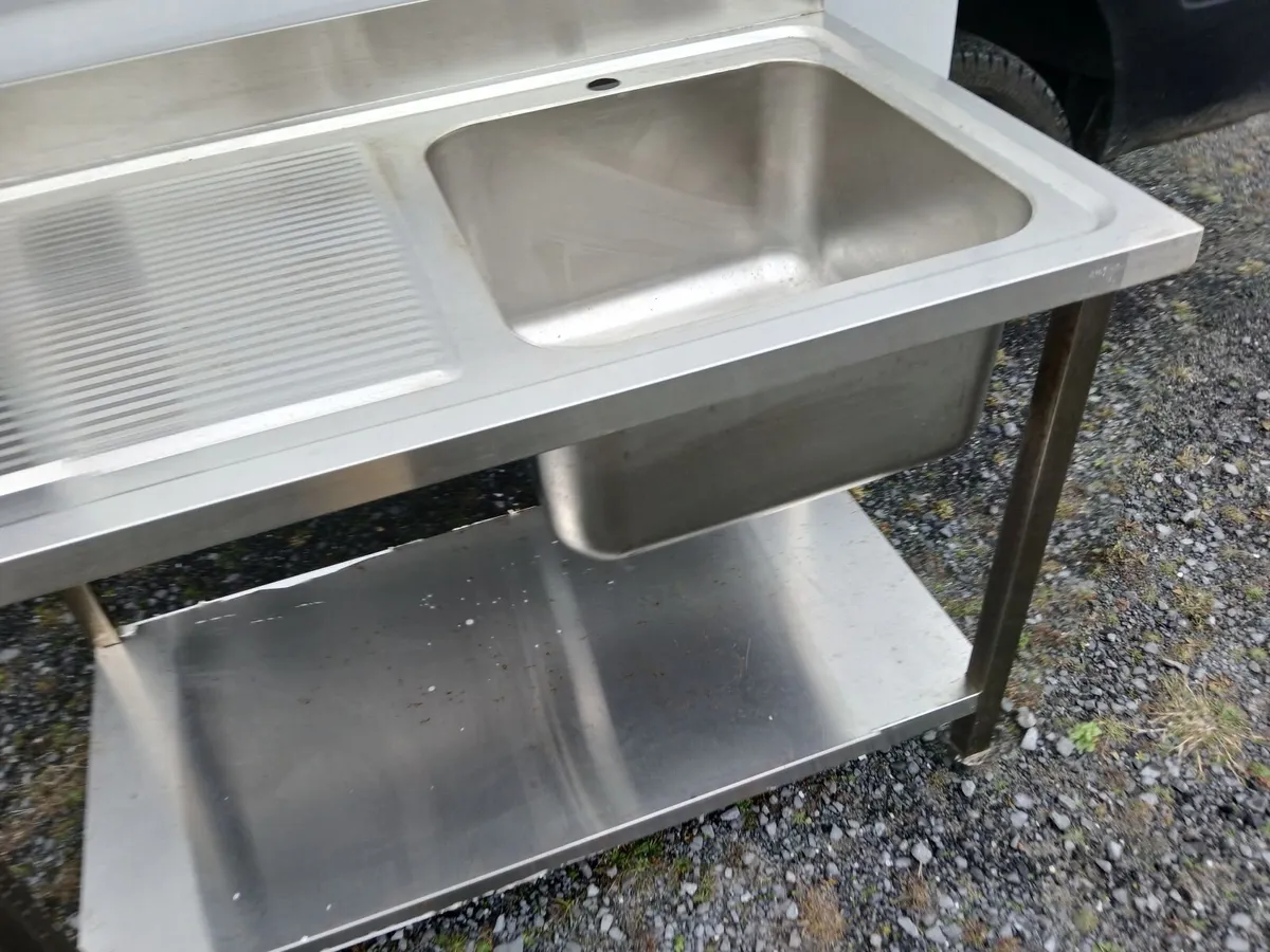 Staneless steel cabbinet sink unit complete - Image 1