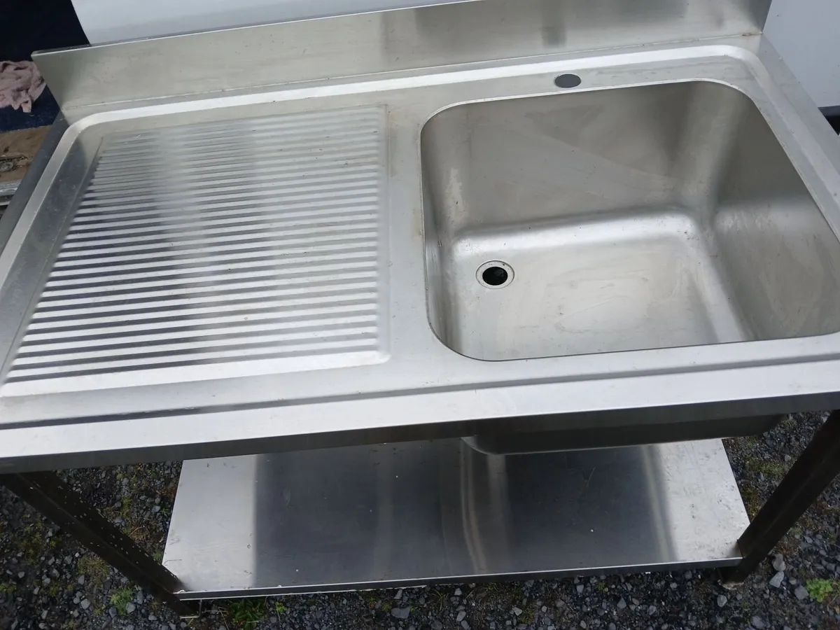 Staneless steel cabbinet sink unit complete - Image 2