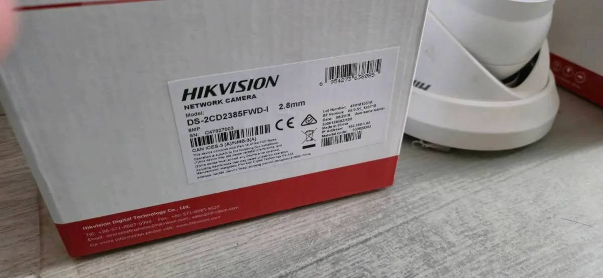 Hikvision 8MP (4K) Network Turret Camera (x2) - Image 2