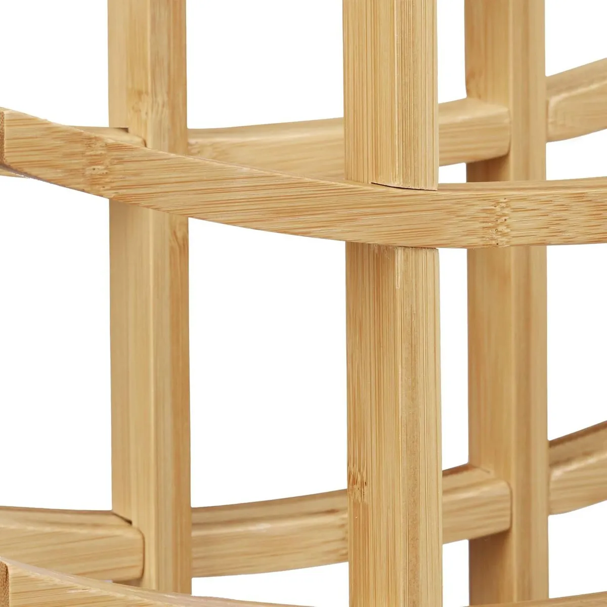 bamboo wine rack for 9 standard bottles original - Image 4