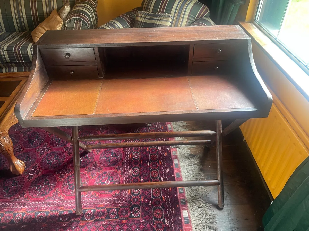 Teak Desk - Image 1