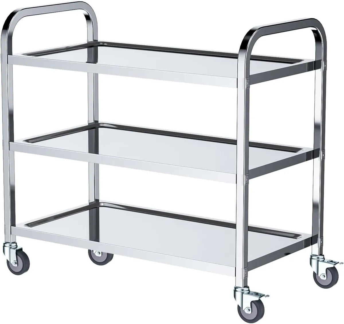 3 Tier Stainless Steel Kitchen Utility Cart - Image 1