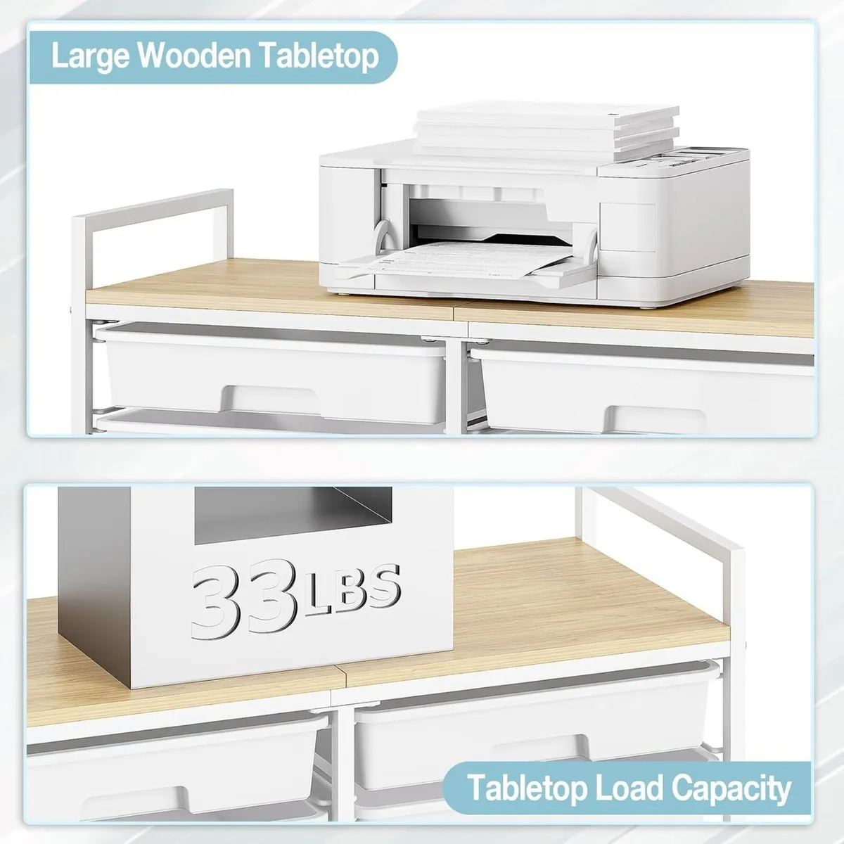 12-Drawer-Plastic-Rolling-Storage-Utility-Craft-Or - Image 4