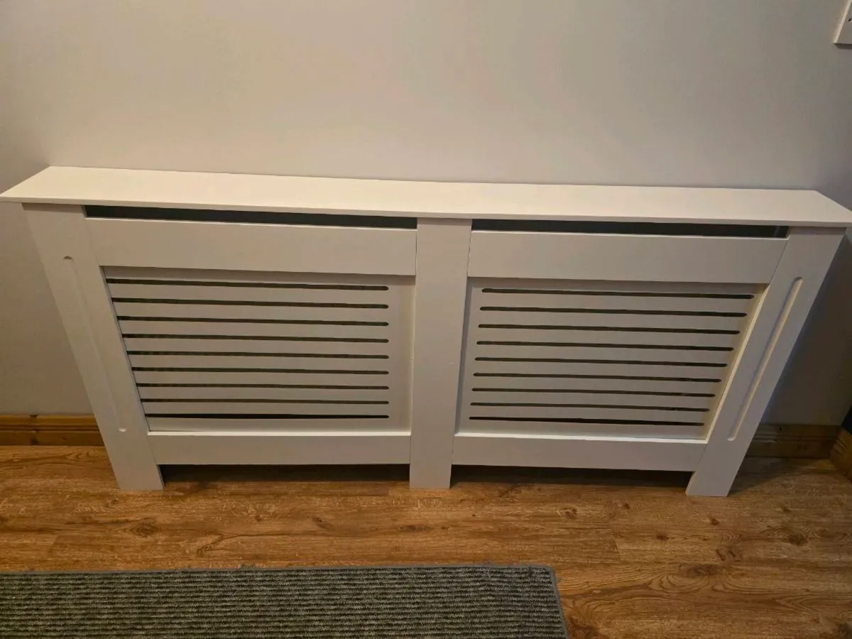 White xl  radiator cover - Image 1