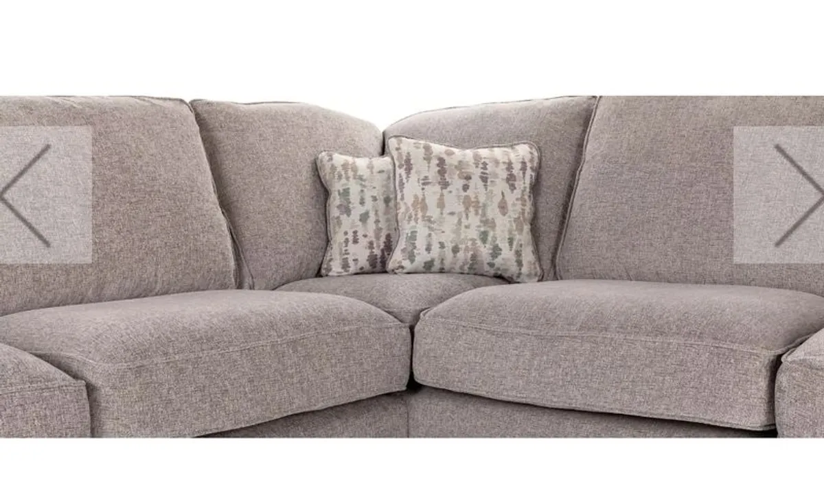 L-shape Sofa and footstool - Image 3