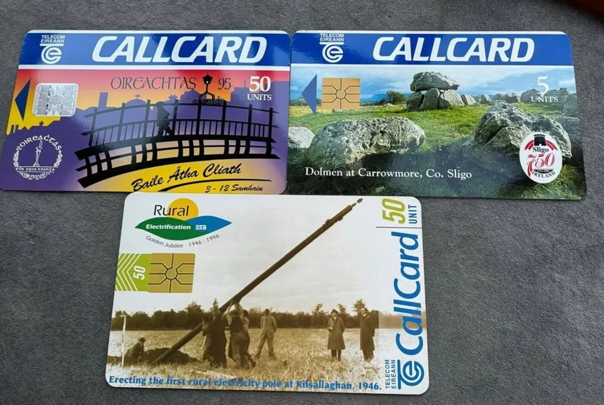 Wanted: Telecom Eireann and Eircom Callcards - Image 1