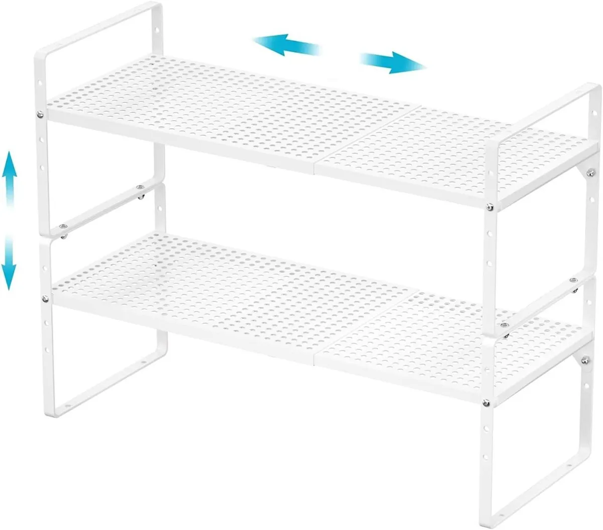 Large Expandable Cabinet Storage Shelf Organizer - Image 1