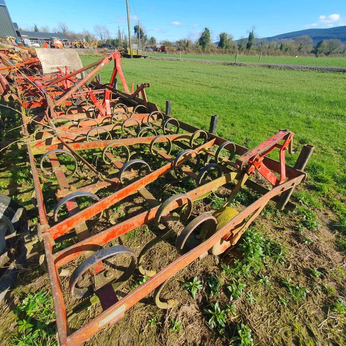 Spring tine 6m folding harrow - Image 1