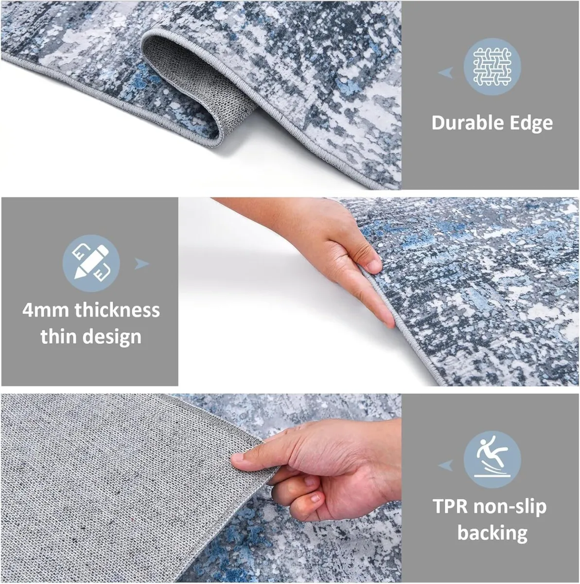 Extra Large Rug 200 x 300 CM - Machine Washable - Image 3