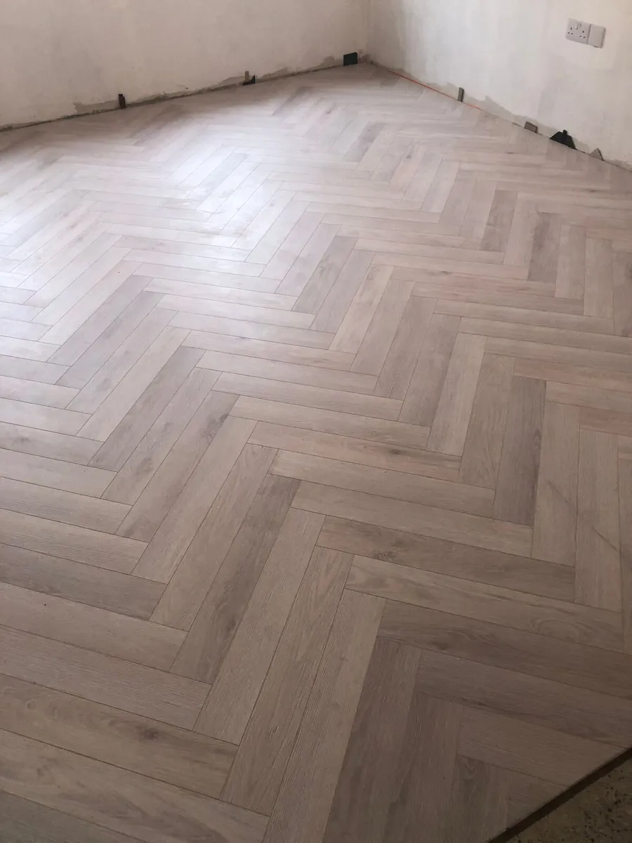 Brand new herringbone floors