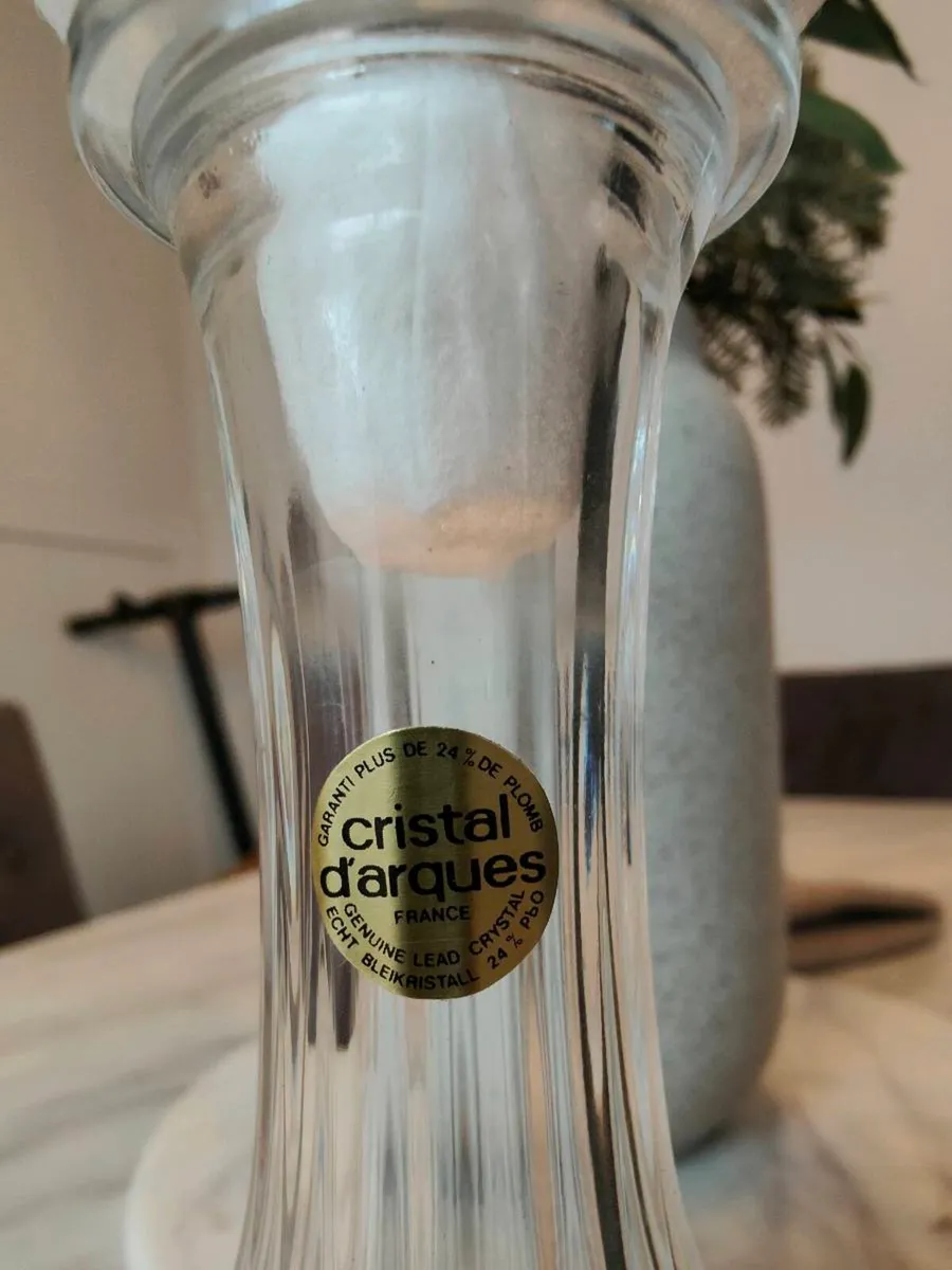 Vintage Cristal d'Arques lead crystal decanter - Image 2