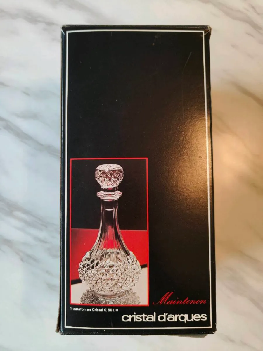 Vintage Cristal d'Arques lead crystal decanter - Image 4