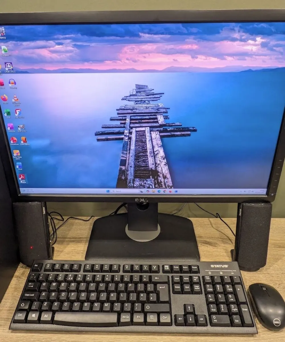 PC Tower Win11 i5 9th CPU 8GB RAM Office'24  24" - Image 2
