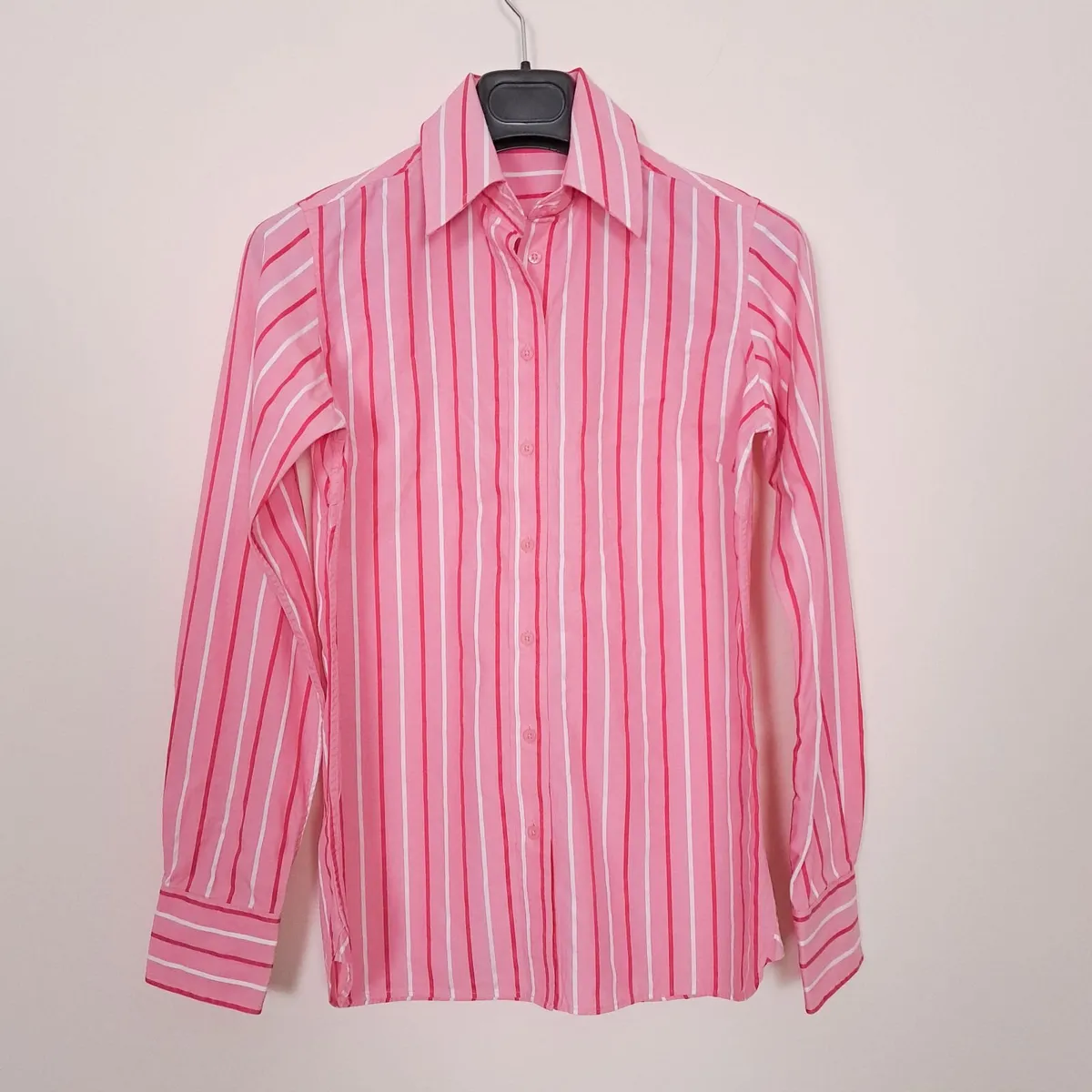 Thomas Pink White Striped Dress Shirt 6UK/34EU - Image 2