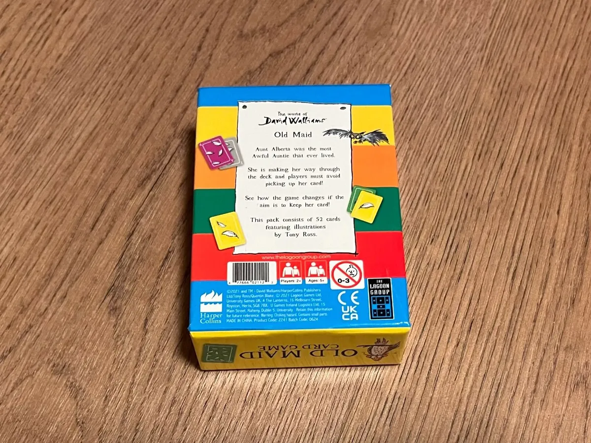 David Walliams Card Game - Old Maid - Image 2