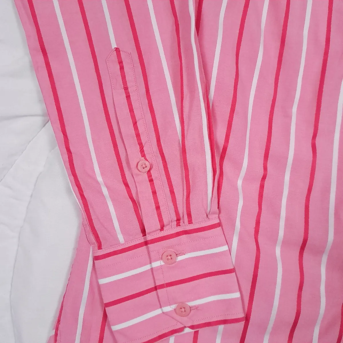Thomas Pink White Striped Dress Shirt 6UK/34EU - Image 3