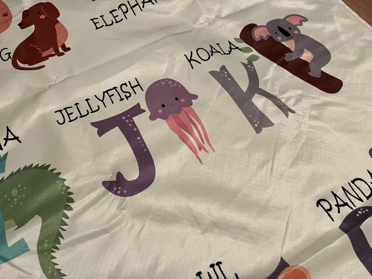 XL Alphabet Play Mat / Highchair Splash Mat - Image 2