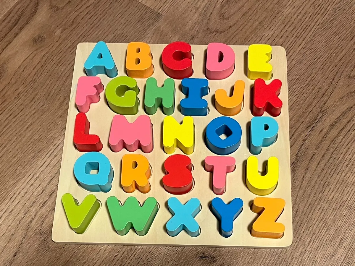 Wooden Alphabet Puzzle - Image 1