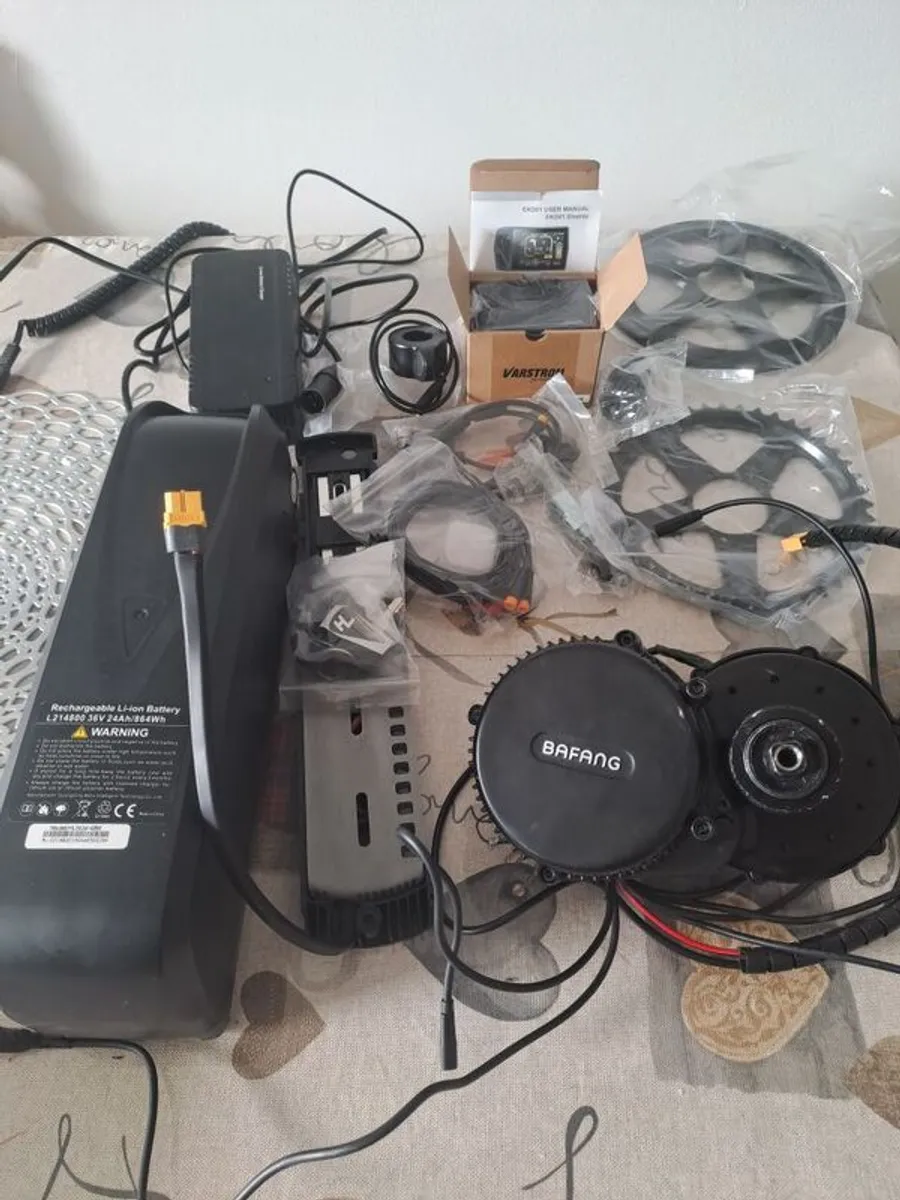 Bafang mid drive 36v 250w new kit and 46v 24Amp  battery,  ebike kit - Image 1
