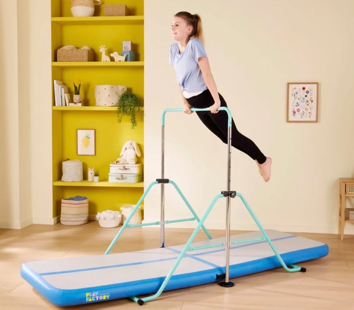 Play Factory Gym Bar - Like New - Image 1