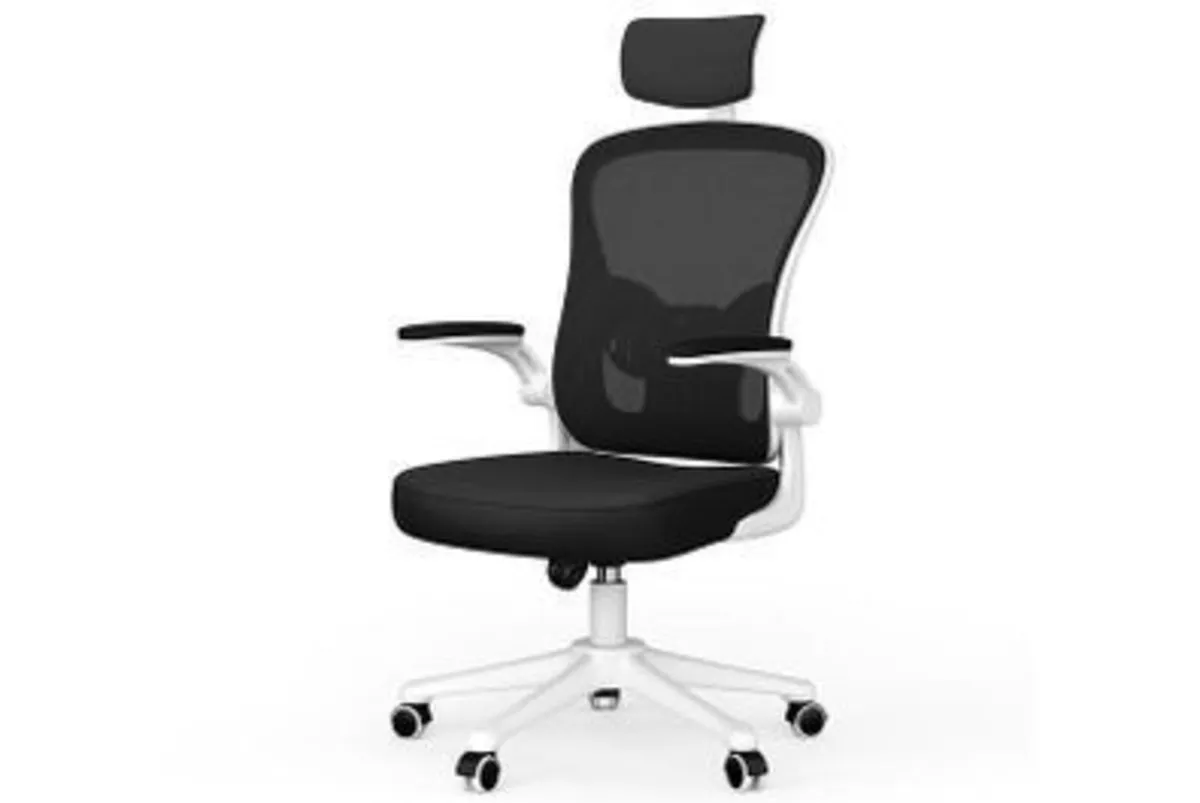 Office Chair Ergonomic With Headrest (New) - Image 1