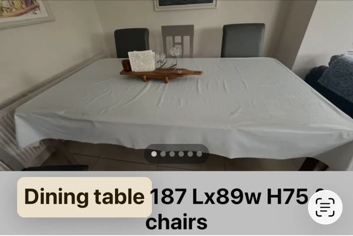 Dining table and chairs - Image 2