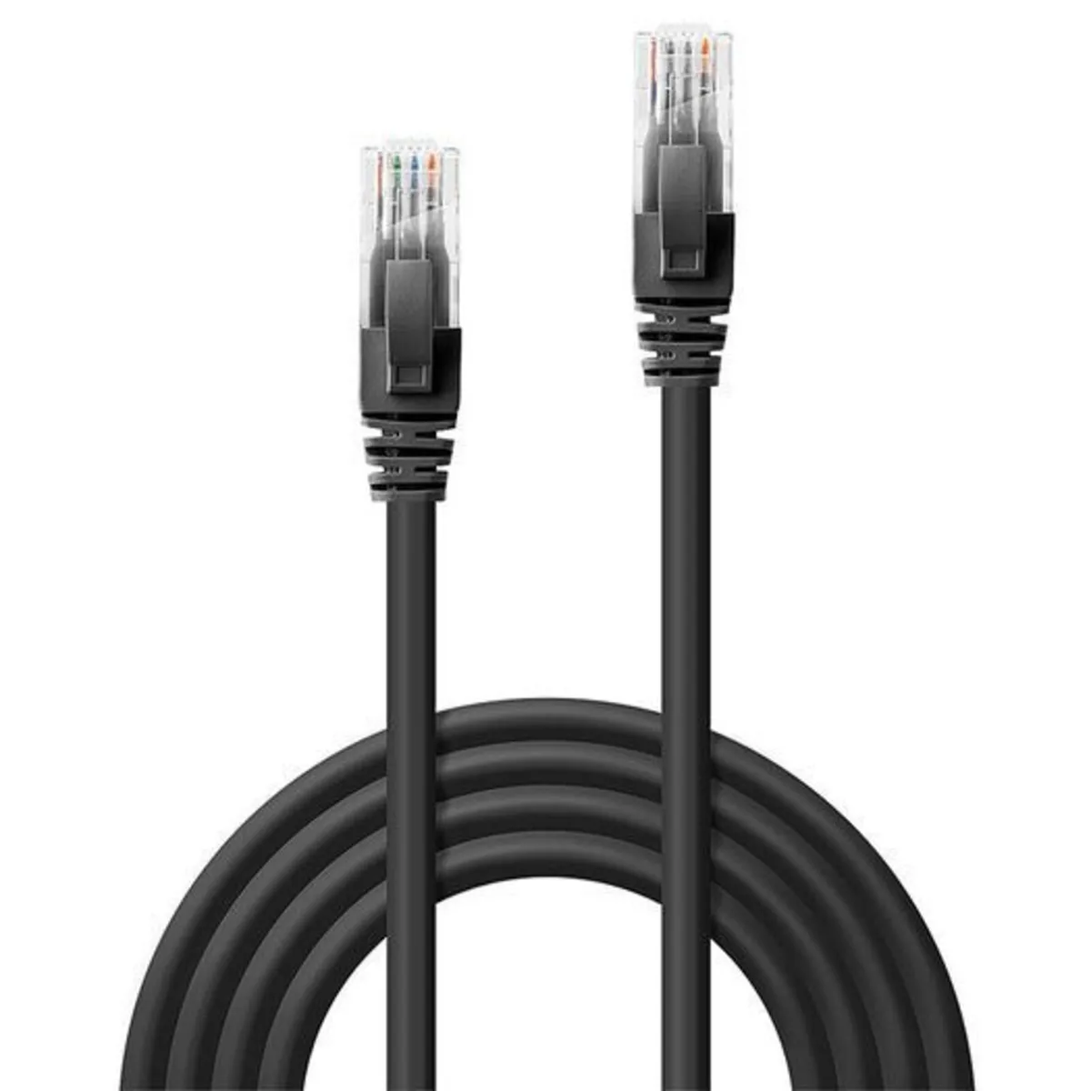 5 m Cat.6 U/UTP Network Cable, Black 5 Meter - Image 2